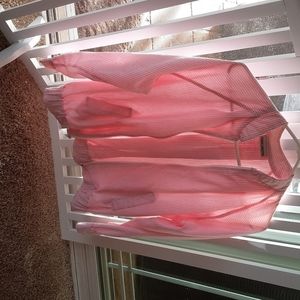 𝅺cute pink seersucker jacket